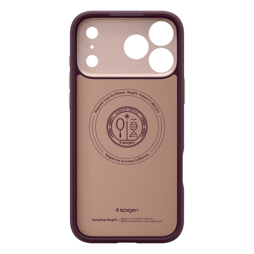 Spigen iPhone 18 Pro Max / iPhone 17 Pro Max - Θήκη Σιλικόνης με MagSafe - Nano Pop Mag - Burgundy Bean