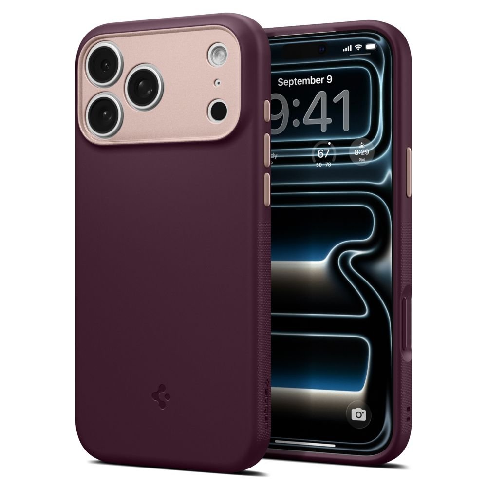 Spigen iPhone 18 Pro Max / iPhone 17 Pro Max - Θήκη Σιλικόνης με MagSafe - Nano Pop Mag - Burgundy Bean