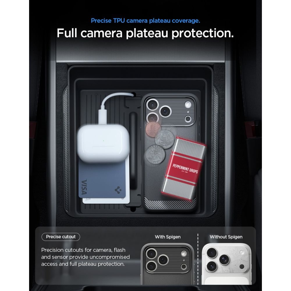 Spigen iPhone 18 Pro Max / iPhone 17 Pro Max - Θήκη TPU με MagSafe - Rugged Armor Mag - Matte Black
