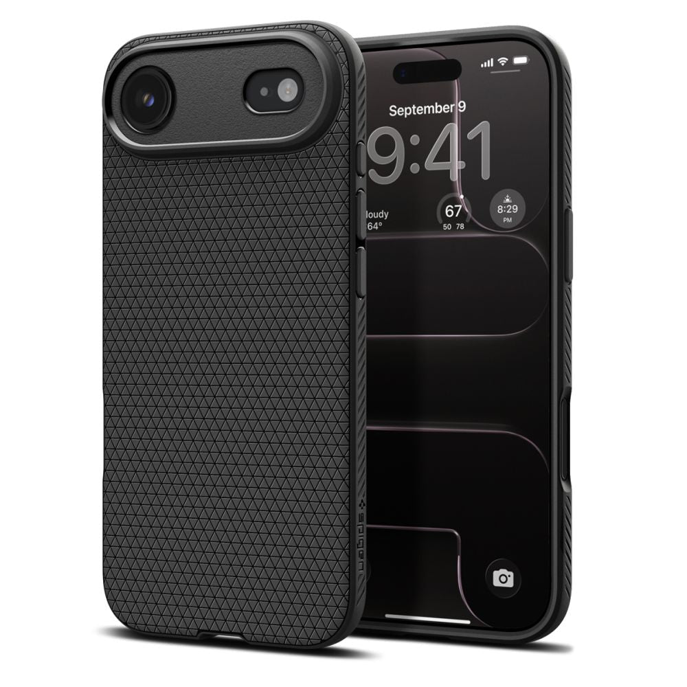 Spigen iPhone Air - Θήκη Σιλικόνης - Liquid Air - Matte Black