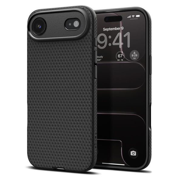 Spigen iPhone Air - Θήκη Σιλικόνης - Liquid Air - Matte Black