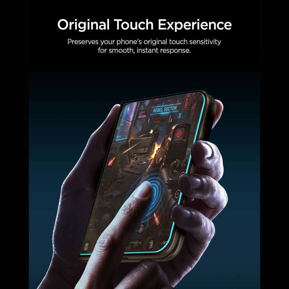 Spigen iPhone Duo - Αντιχαρακτικό Γυαλί Οθόνης 10H - Glas.tR EZ Fit Pro AC HD - Clear