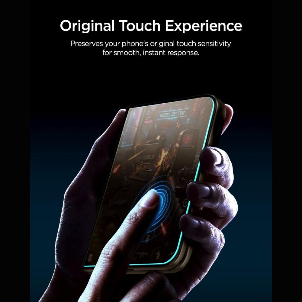 Spigen iPhone Duo - Αντιχαρακτικό Γυαλί Οθόνης 10H - Glas.tR EZ Fit Pro AC HD - Privacy