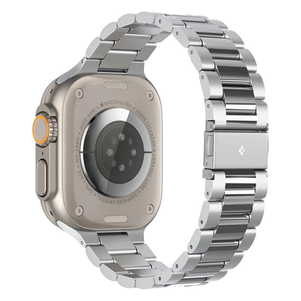 Spigen Λουράκι Apple Watch 8/9/10/11/12 - SE (1/2/3) - Ultra (1/2/3/4) - 44/45/46/49mm Modern Fit 316L - Silver