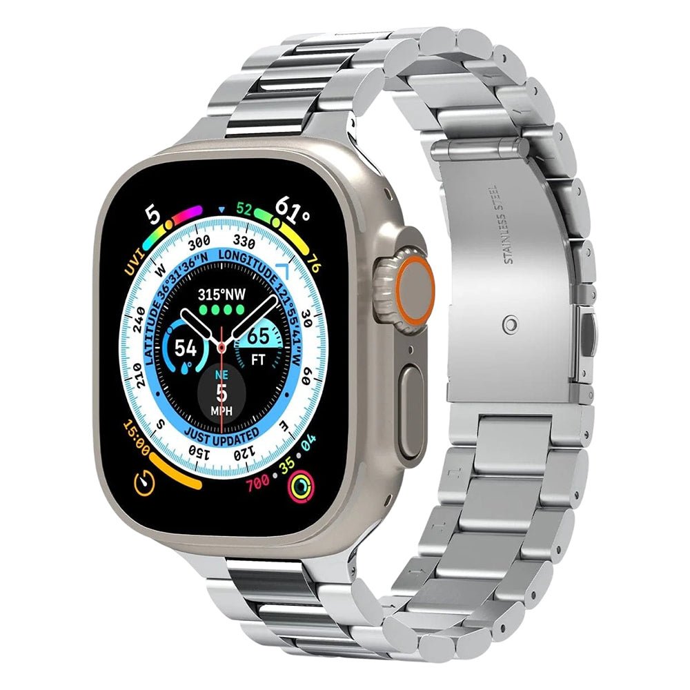Spigen Λουράκι Apple Watch 8/9/10/11/12 - SE (1/2/3) - Ultra (1/2/3/4) - 44/45/46/49mm Modern Fit 316L - Silver
