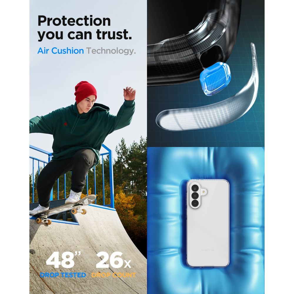 Spigen Samsung Galaxy A37 5G Liquid Crystal Θήκη Σιλικόνης - Crystal Clear