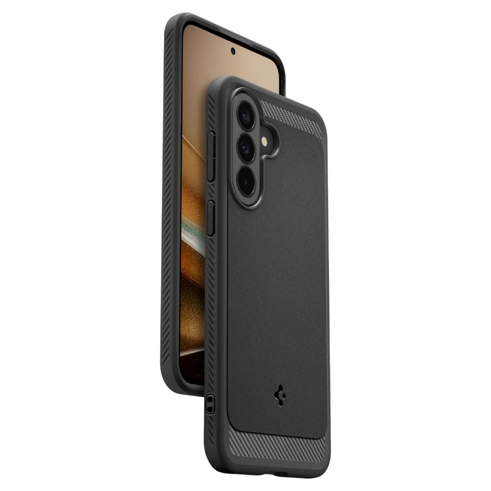 Spigen Samsung Galaxy A37 5G - Θήκη Σιλικόνης TPU - Rugged Armor - Matte Black