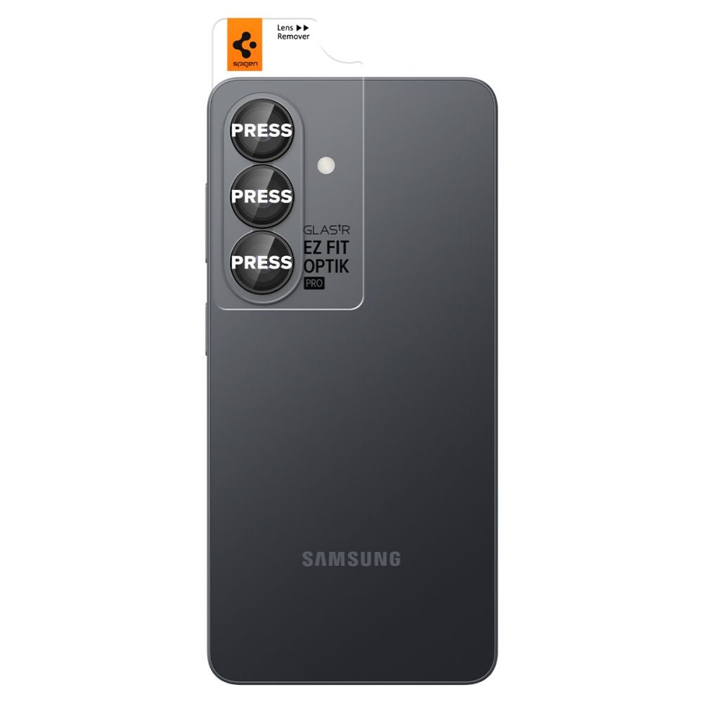 Spigen Samsung Galaxy S26 - Αντιχαρακτικό Γυαλί για την Κάμερα - Optik Pro HD Glas.TR EZ Fit - 2 Τεμάχια - Black