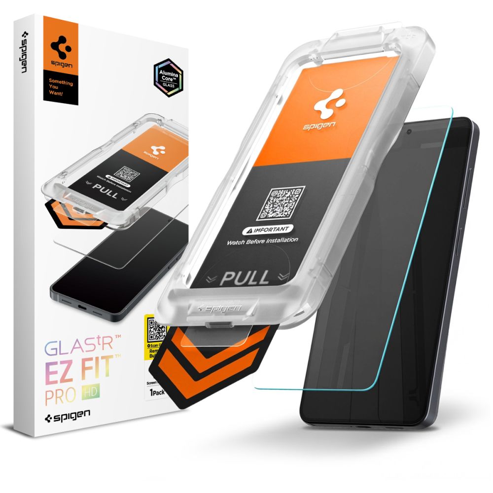 Spigen Samsung Galaxy S26 - Αντιχαρακτικό Γυαλί Οθόνης 10H - Glas.tR EZ Fit Pro AC - Clear