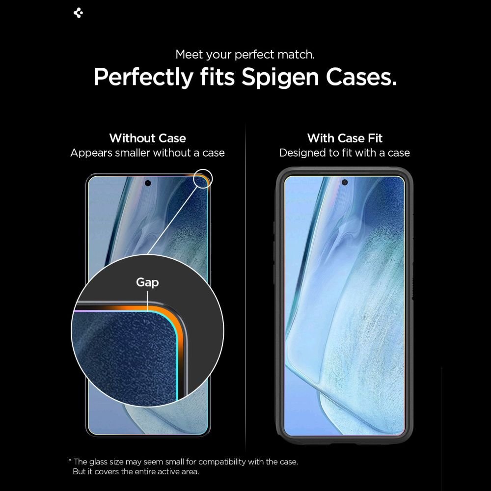 Spigen Samsung Galaxy S26 - Αντιχαρακτικό Γυαλί Οθόνης 10H με Aντιανακλαστική Eπίστρωση - Glas.tR EZ Fit Pro AC Anti Reflection - 2 Τεμάχια - Clear