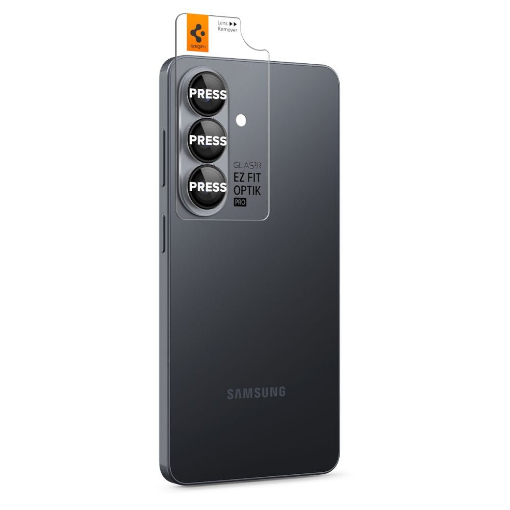 Spigen Samsung Galaxy S26 Plus - Αντιχαρακτικό Γυαλί για την Κάμερα - Optik Pro HD Glas.TR EZ Fit - 2 Τεμάχια - Black