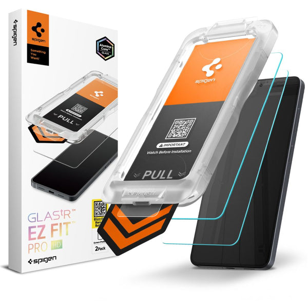 Spigen Samsung Galaxy S26 Plus - Αντιχαρακτικό Γυαλί Οθόνης 10H - Glas.tR EZ Fit Pro AC - 2 Τεμάχια - Clear