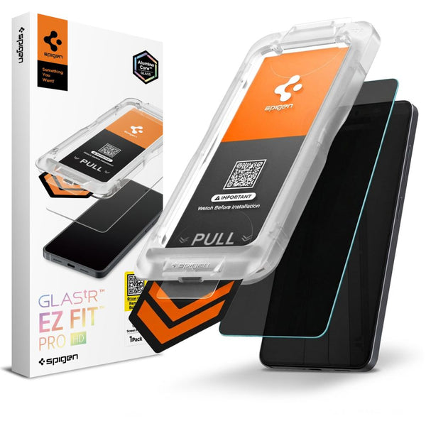Spigen Samsung Galaxy S26 Plus - Αντιχαρακτικό Γυαλί Οθόνης 10H - Glas.tR EZ Fit Pro AC - Privacy