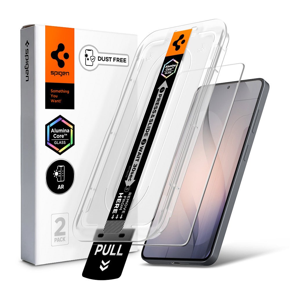 Spigen Samsung Galaxy S26 Plus - Αντιχαρακτικό Γυαλί Οθόνης 10H με Aντιανακλαστική Eπίστρωση - Glas.tR EZ Fit Pro AC Anti Reflection - 2 Τεμάχια - Clear
