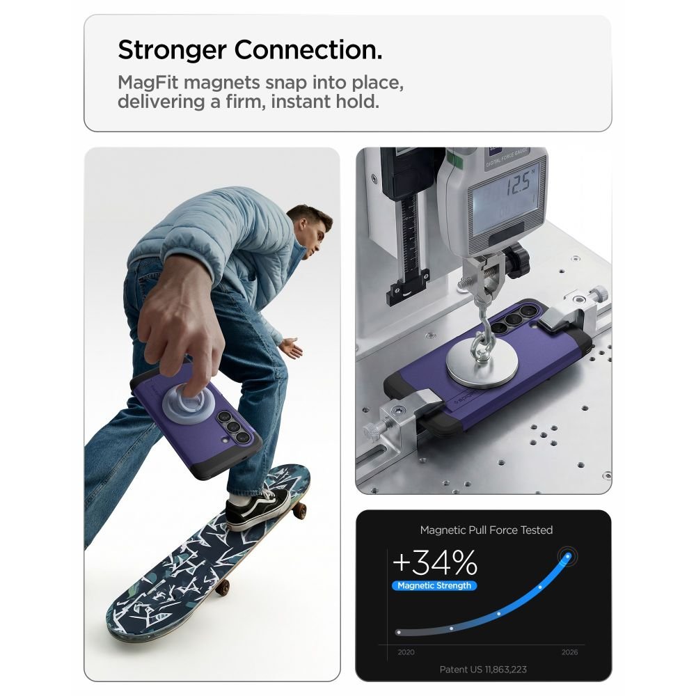 Spigen Samsung Galaxy S26 Plus - Σκληρή Θήκη με MagSafe - Tough Armor Mag - Ash Violet