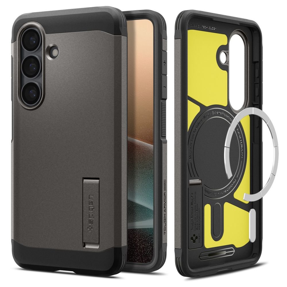 Spigen Samsung Galaxy S26 Plus - Σκληρή Θήκη με MagSafe - Tough Armor Mag - Gunmetal