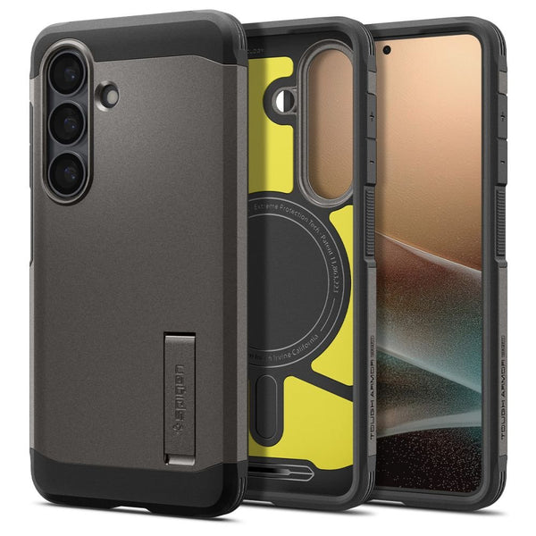 Spigen Samsung Galaxy S26 Plus - Σκληρή Θήκη με MagSafe - Tough Armor Mag - Gunmetal