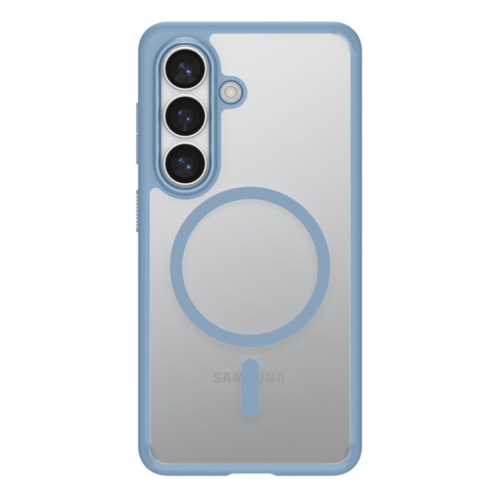 Spigen Samsung Galaxy S26 Plus - Σκληρή Θήκη με Πλαίσιο Σιλικόνης Και MagSafe - Ultra Hybrid Mag - Clear / Light Blue