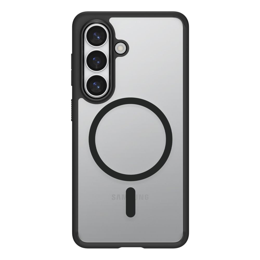 Spigen Samsung Galaxy S26 Plus - Σκληρή Θήκη με Πλαίσιο Σιλικόνης Και MagSafe - Ultra Hybrid Mag - Clear / Matte Black