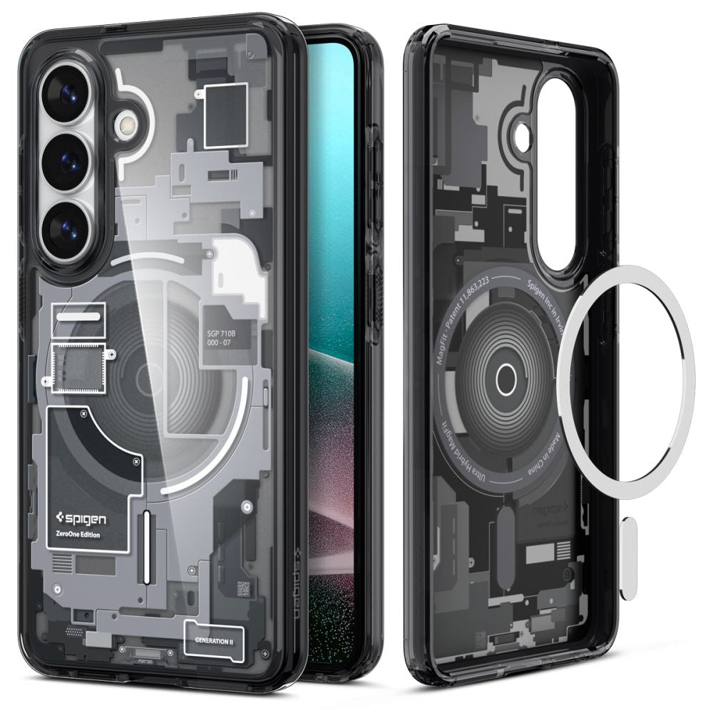 Spigen Samsung Galaxy S26 Plus - Σκληρή Θήκη με Πλαίσιο Σιλικόνης και MagSafe - Ultra Hybrid Mag - Zero One Black
