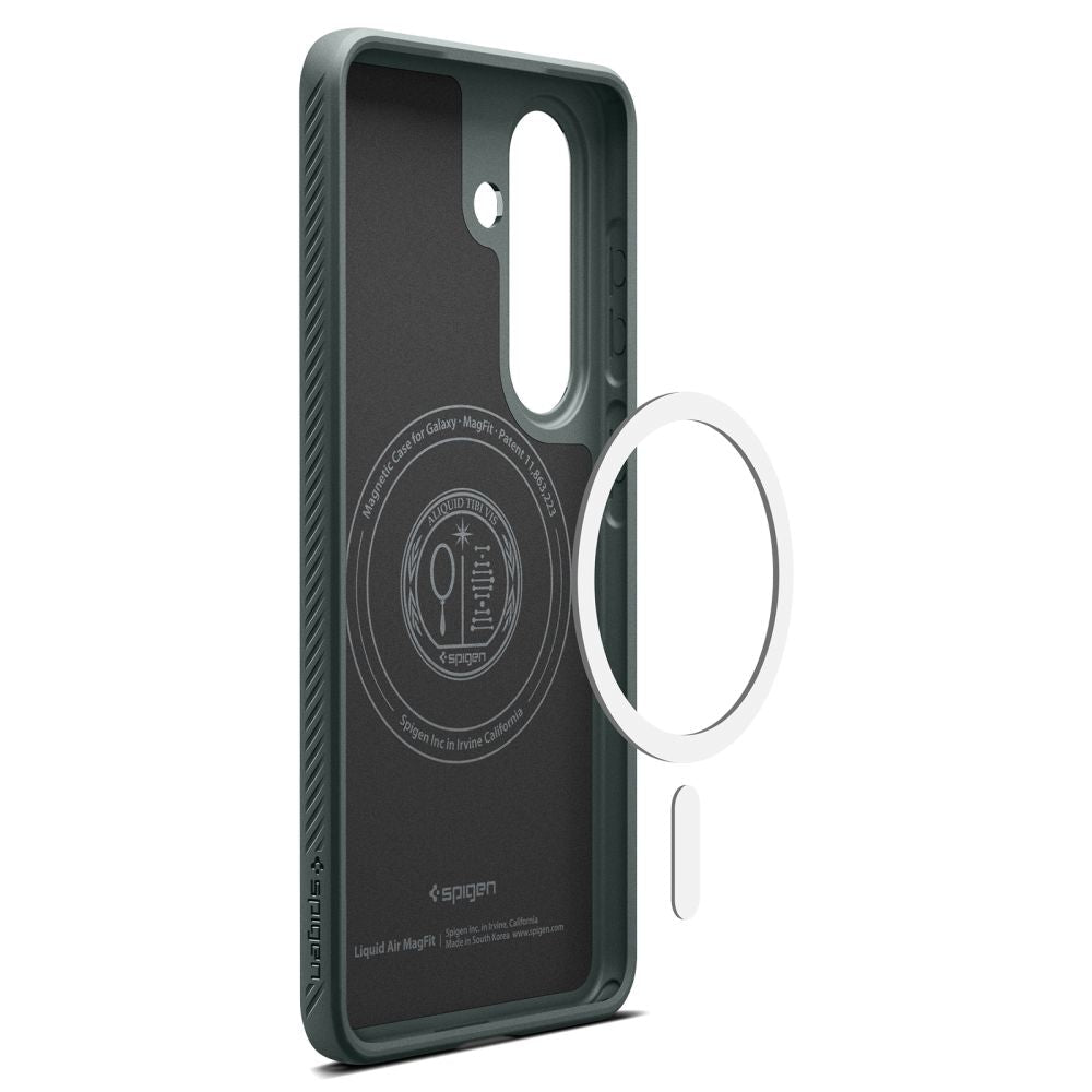 Spigen Samsung Galaxy S26 Plus - Θήκη Σιλικόνης με Magsafe - Liquid Air Mag - Abyss Green