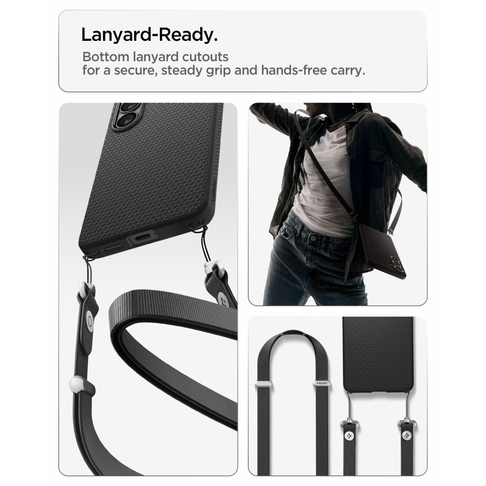 Spigen Samsung Galaxy S26 Plus - Θήκη Σιλικόνης με Magsafe - Liquid Air Mag - Matte Black