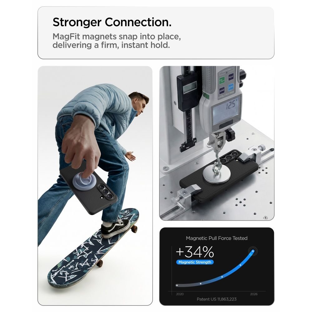 Spigen Samsung Galaxy S26 Plus - Θήκη Σιλικόνης με Magsafe - Liquid Air Mag - Matte Black