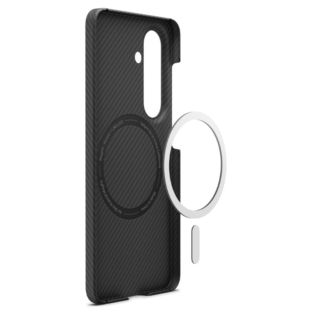 Spigen Samsung Galaxy S26 - Σκληρή Θήκη Aramid Fiber με MagSafe - AirSkin Aramid Mag - Black