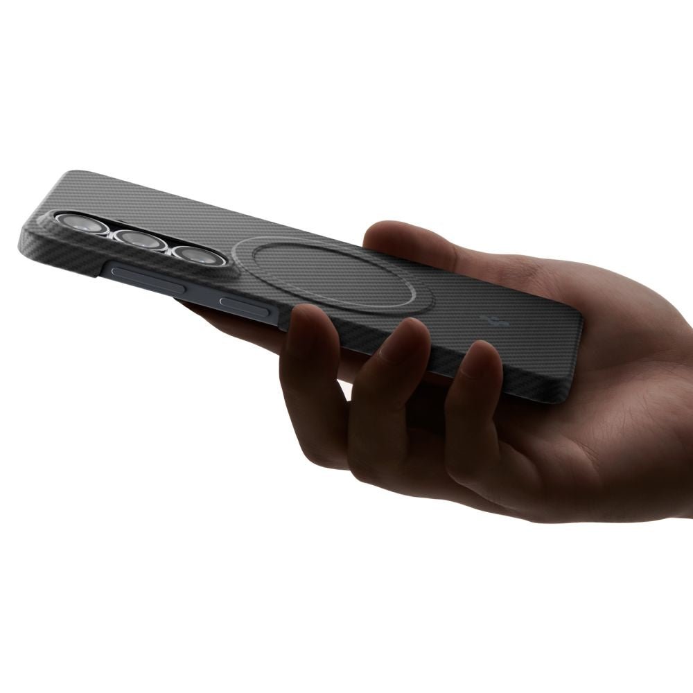 Spigen Samsung Galaxy S26 - Σκληρή Θήκη Aramid Fiber με MagSafe - AirSkin Aramid Mag - Black