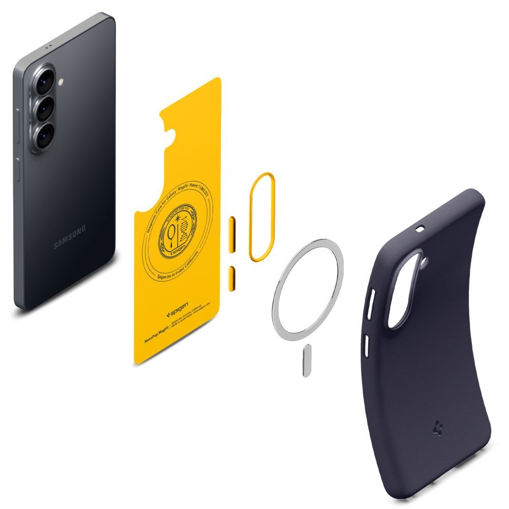 Spigen Samsung Galaxy S26 - Θήκη Σιλικόνης με MagSafe - Nano Pop Mag - Blueberry Navy