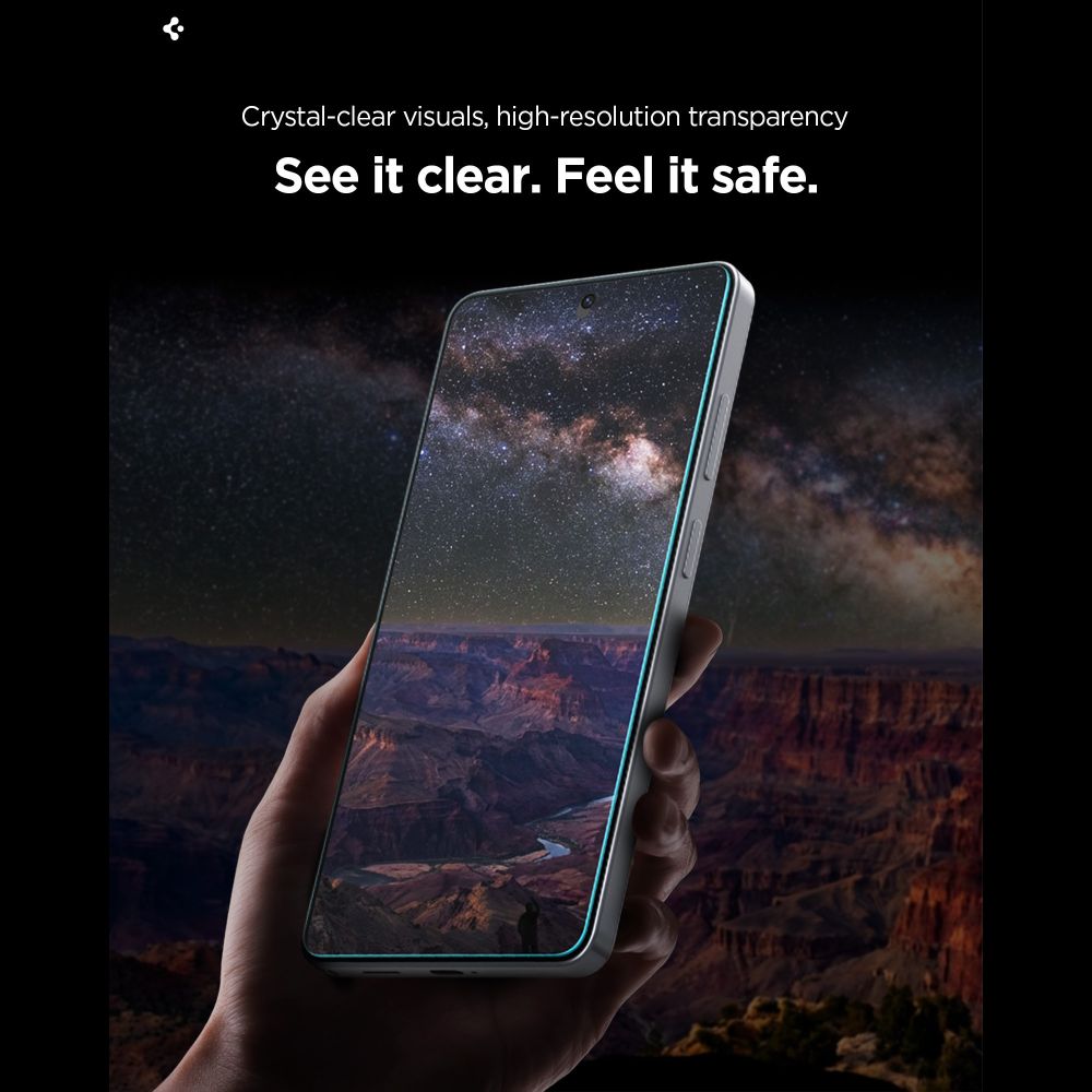 Spigen Samsung Galaxy S26 Ultra - Αντιχαρακτικό Γυαλί Οθόνης 10H - Glas.tR EZ Fit Pro AC - 2 Τεμάχια - Clear
