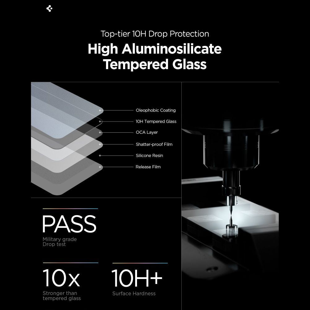 Spigen Samsung Galaxy S26 Ultra - Αντιχαρακτικό Γυαλί Οθόνης 10H - Glas.tR EZ Fit Pro AC - 2 Τεμάχια - Clear