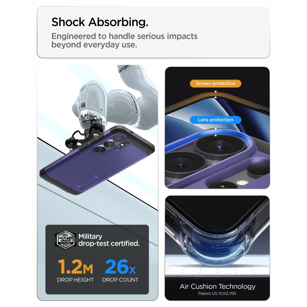 Spigen Samsung Galaxy S26 Ultra - Σκληρή Θήκη με MagSafe - Tough Armor Mag - Ash Violet