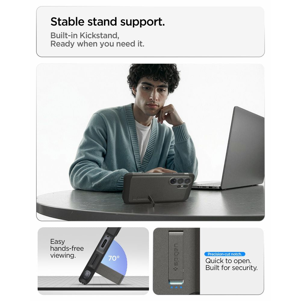 Spigen Samsung Galaxy S26 Ultra - Σκληρή Θήκη με MagSafe - Tough Armor Mag - Gunmetal
