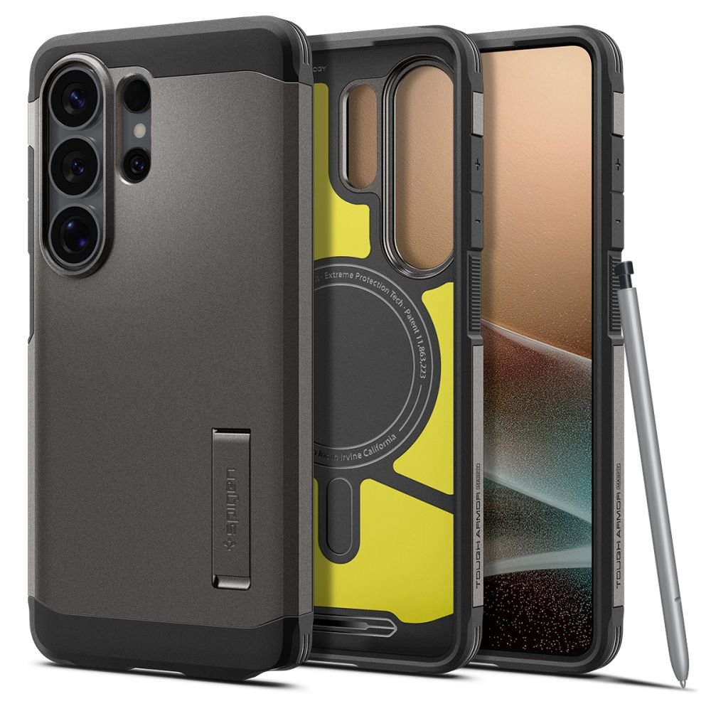 Spigen Samsung Galaxy S26 Ultra - Σκληρή Θήκη με MagSafe - Tough Armor Mag - Gunmetal