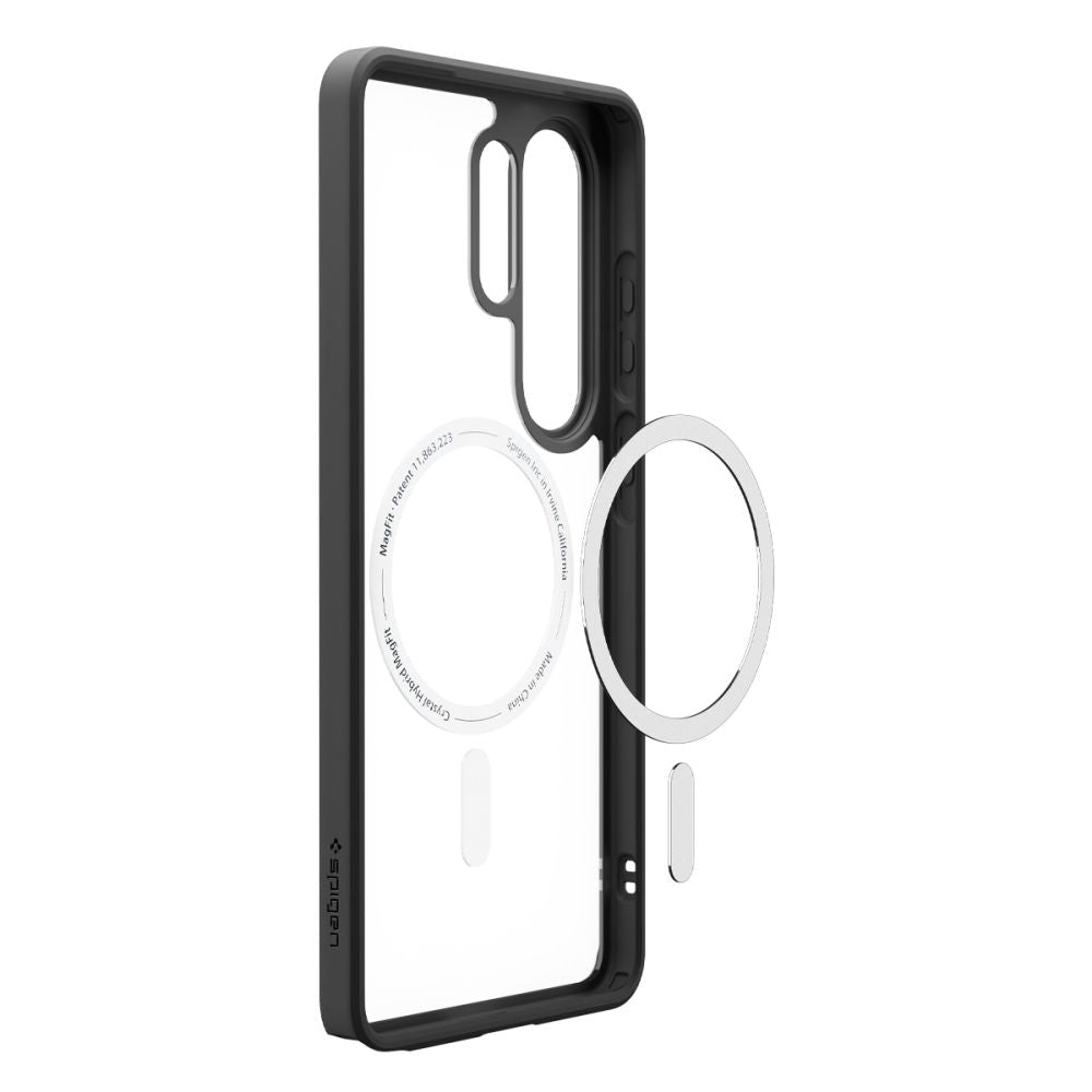 Spigen Samsung Galaxy S26 Ultra - Σκληρή Θήκη με Πλαίσιο Σιλικόνης Και MagSafe - Ultra Hybrid Mag - Clear / Matte Black