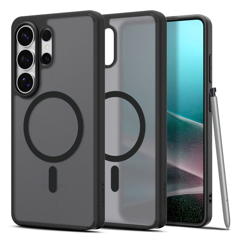 Spigen Samsung Galaxy S26 Ultra - Σκληρή Θήκη με Πλαίσιο Σιλικόνης Και MagSafe - Ultra Hybrid Mag - Frost Black