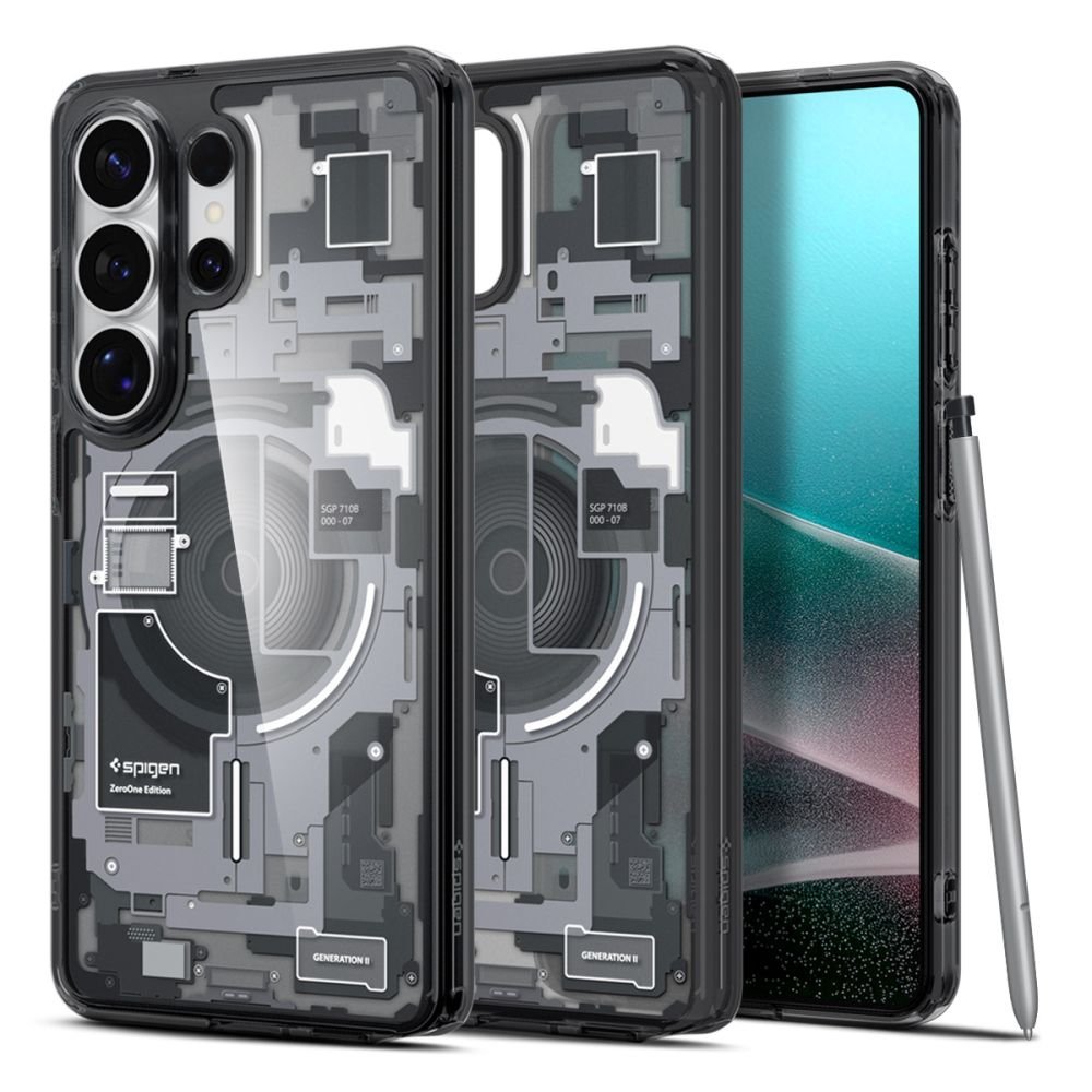 Spigen Samsung Galaxy S26 Ultra - Σκληρή Θήκη με Πλαίσιο Σιλικόνης και MagSafe - Ultra Hybrid Mag - Zero One Black