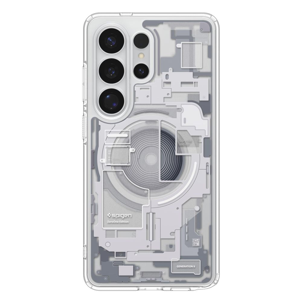 Spigen Samsung Galaxy S26 Ultra - Σκληρή Θήκη με Πλαίσιο Σιλικόνης και MagSafe - Ultra Hybrid Mag - Zero One White