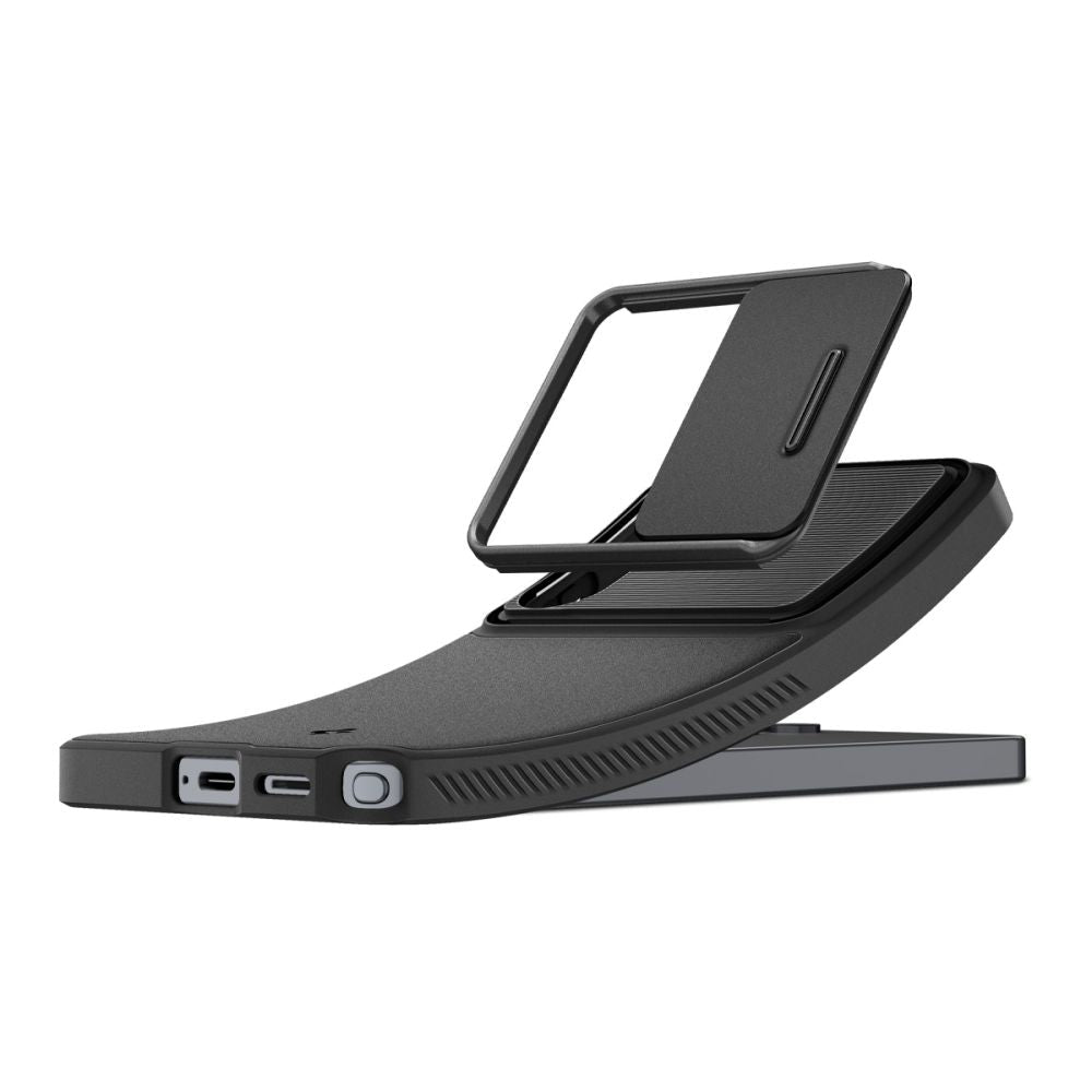 Spigen Samsung Galaxy S26 Ultra - Θήκη Σιλικόνης με Κάλυμμα για την Κάμερα - Optik Armor - Black