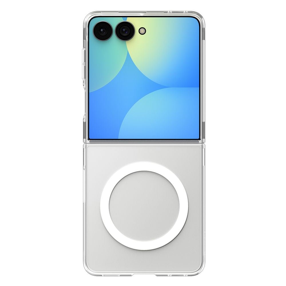 Spigen Samsung Galaxy Z Flip8 - Σκληρή Θήκη με MagSafe - AirSkin MagSafe - Clear / White