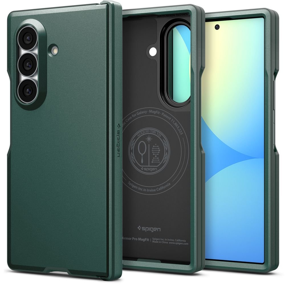 Spigen Samsung Galaxy Z Fold8 Ultra - Σκληρή Θήκη με MagSafe - Tough Armor Pro Mag - Abyss Green
