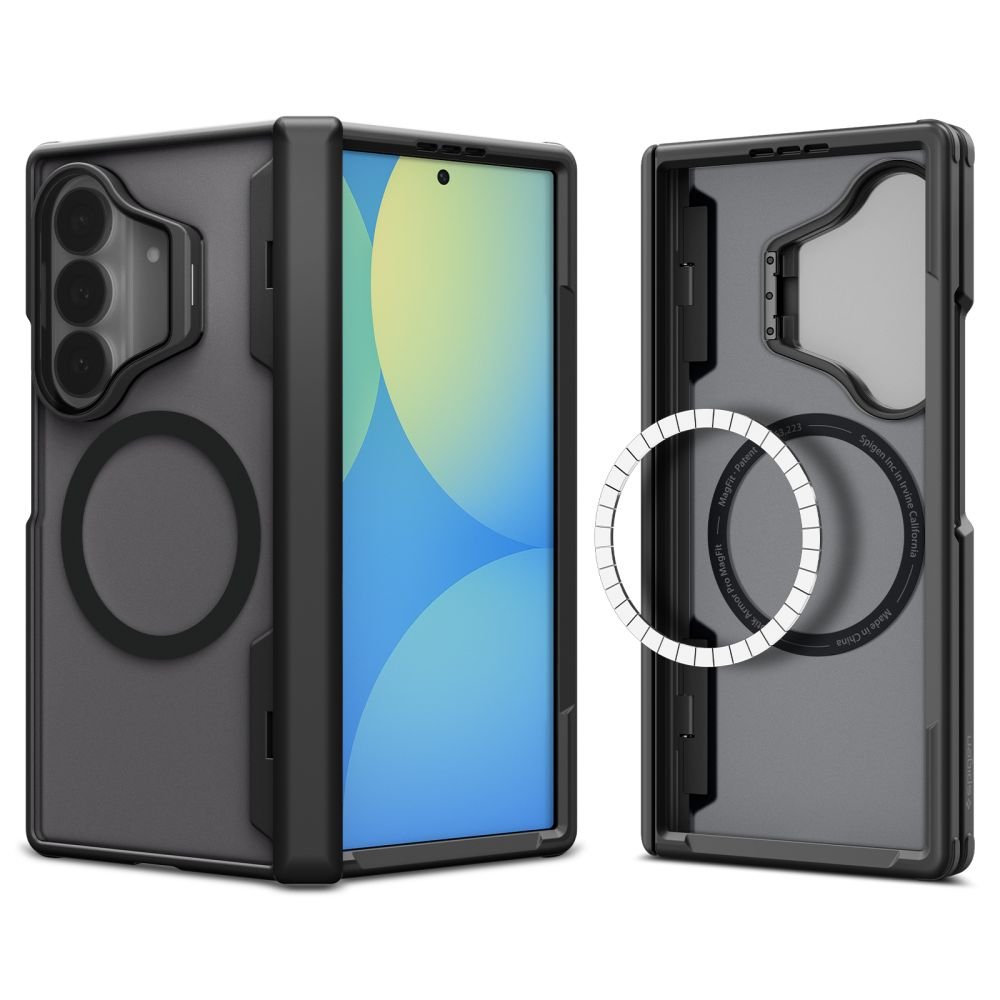 Spigen Samsung Galaxy Z Fold8 Ultra - Θήκη Σιλικόνης με Κάλυμμα για την Κάμερα και MagSafe - Optik Armor Pro - Black