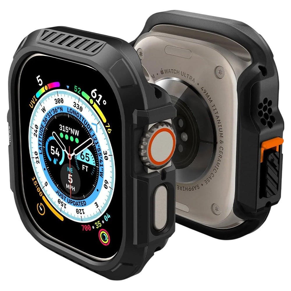 Spigen Θήκη Apple Watch Ultra (1/2/3/4) - 49mm Lock Fit - Black