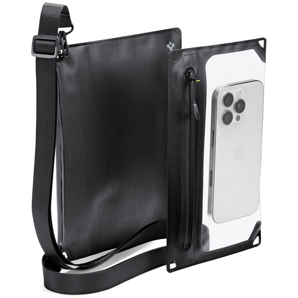 Spigen Universal Αδιάβροχη Θήκη με Χιαστί Τσαντάκι - A640 - Black