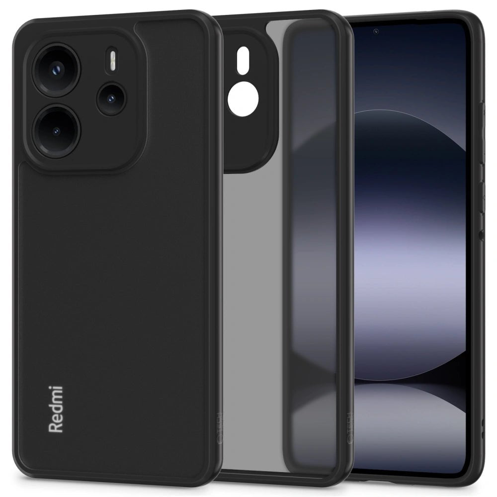 Tech - Protect Xiaomi Redmi Note 14 4G MagMat Σκληρή Θήκη με Πλαίσιο Σιλικόνης - Matte Black