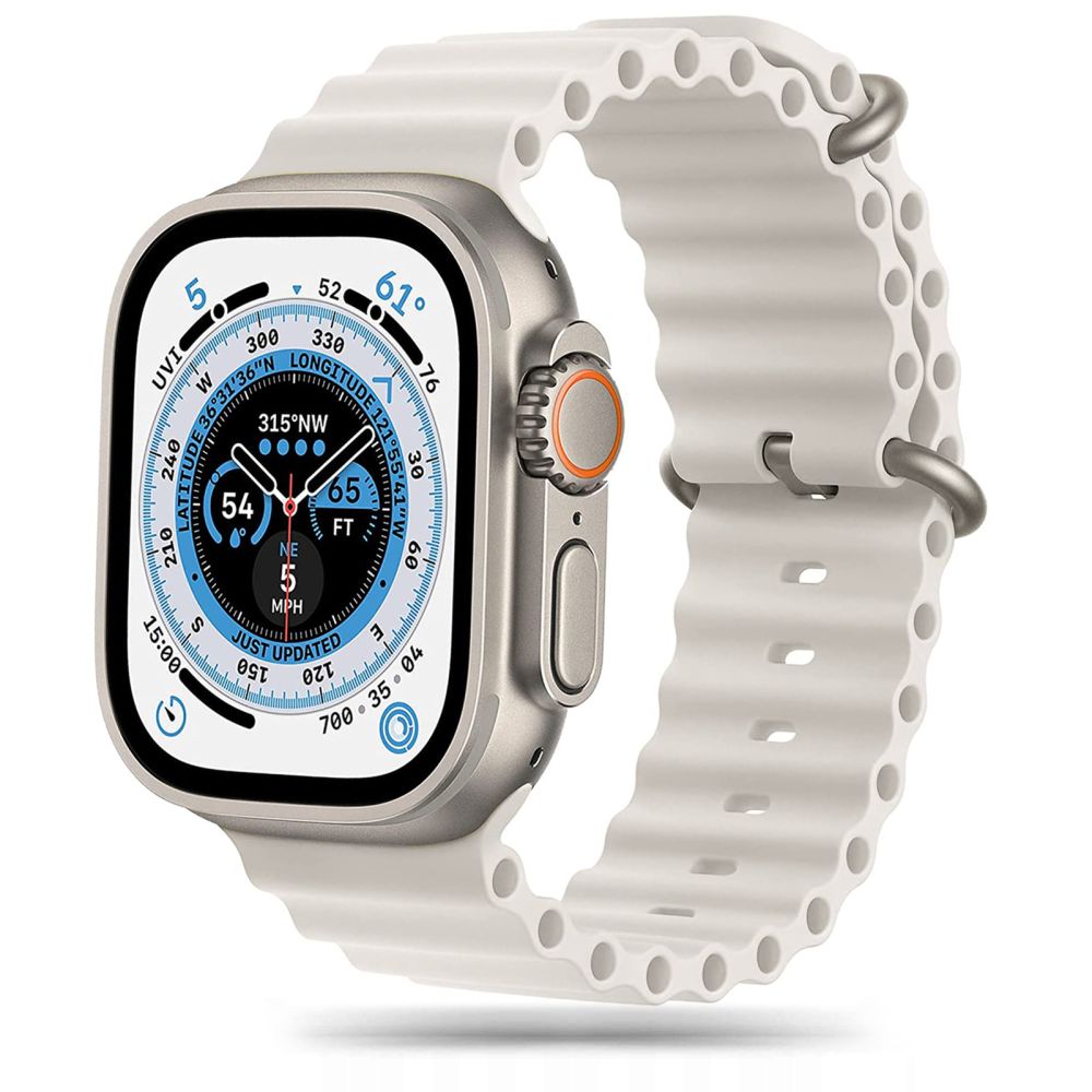 Tech - Protect Λουράκι Apple Watch 8/9/10/11 - SE (1/2/3) - Ultra (1/2/3) – 44/45/46/49mm IconBand Pro Λαστιχένιο - Beige