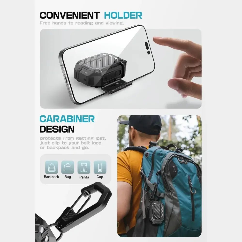 Supcase AirPods Pro 3 - Θήκη από Σκληρό Πλαστικό και Σιλικόνη - Unicorn Beetle Pro MagSafe IP68 - Black