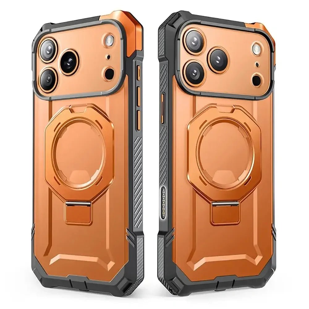 Supcase iPhone 17 Pro Max - UB Grip Mag - Σκληρή Θήκη με MagSafe και Stand - Clear / Coral