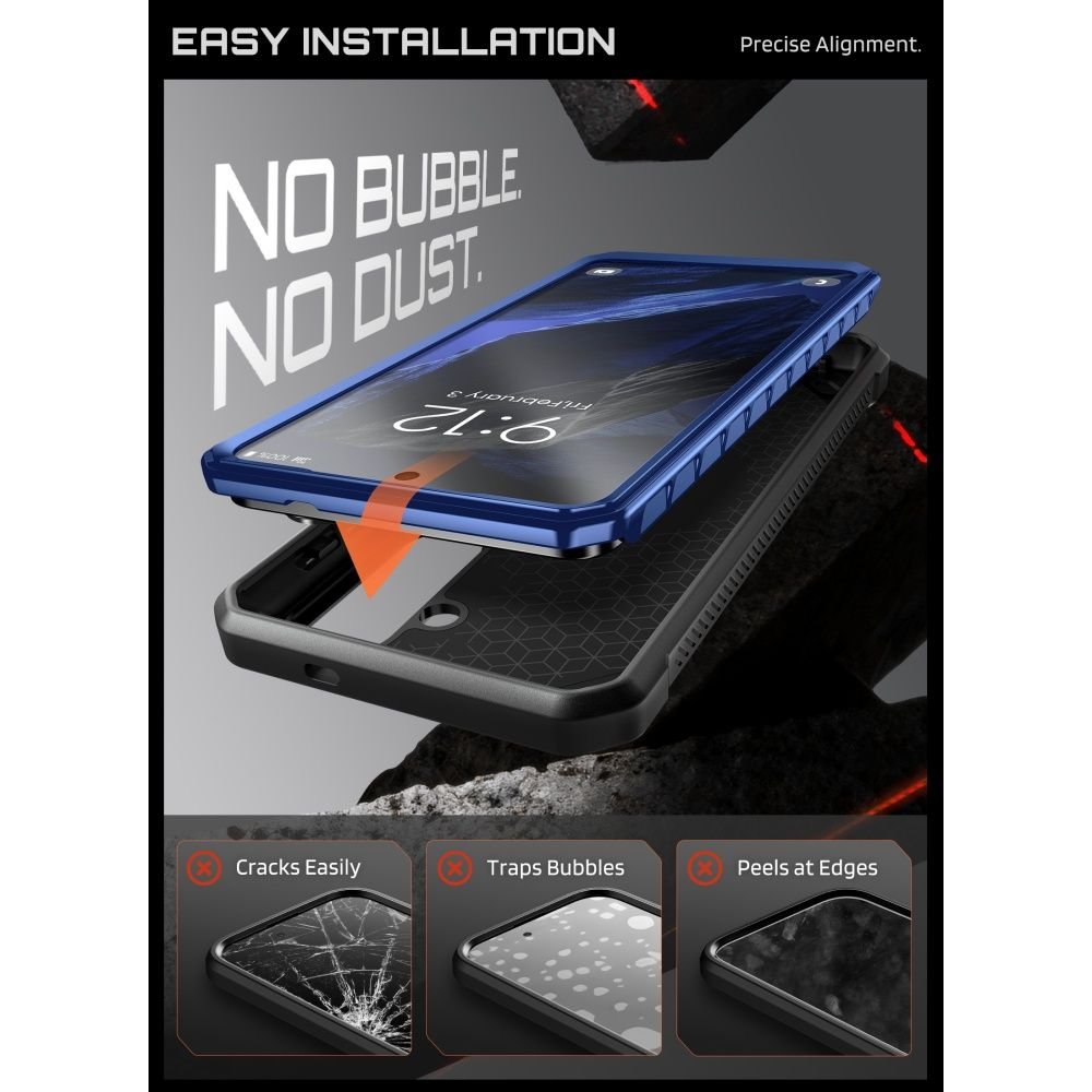 Supcase Samsung Galaxy S26 - Σκληρή Θήκη MagSafe με Προστασία Οθόνης και Stand - Unicorn Beetle Pro Mag 2 Set - Cobalt Blue